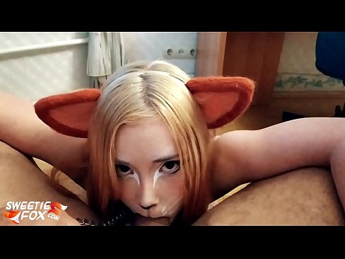 ❤️ Кіцуне ковтає член і кончить в рот ️ Якісне порно на uk.slowheat.top ❤